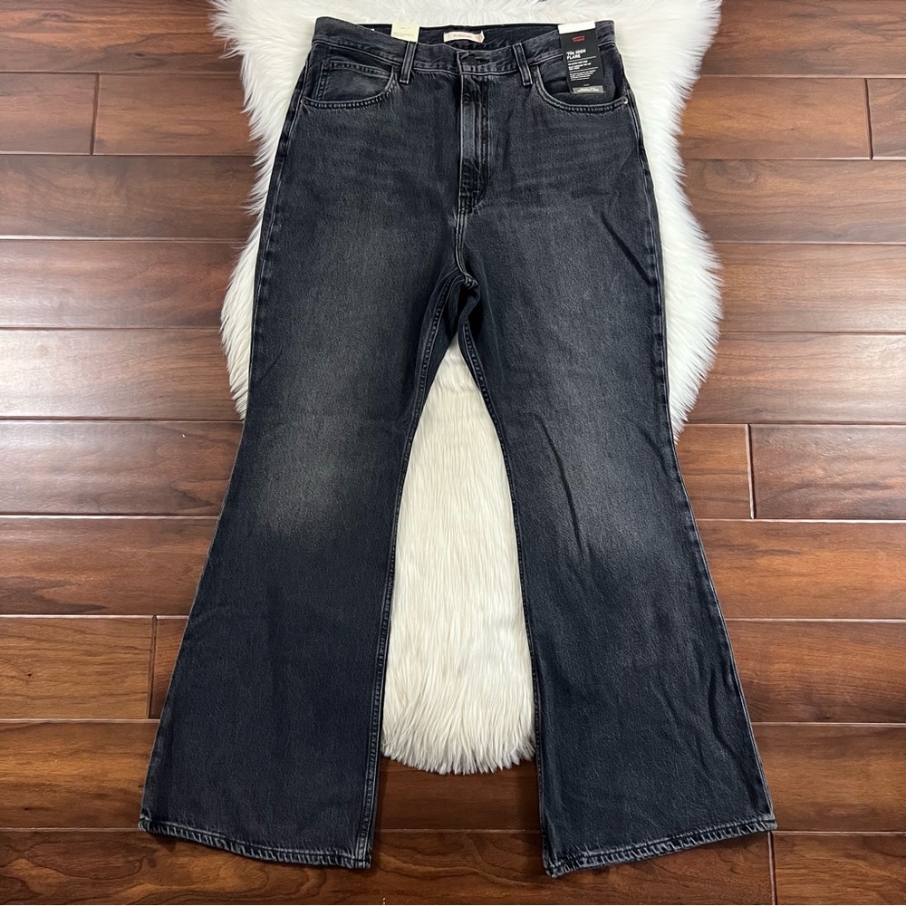 Levi's Women’s Size 32 x 30 Such A Doozie 70's High Flare Denim Jeans
